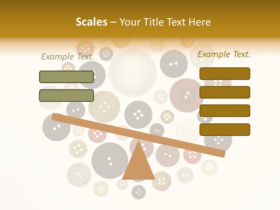 Vintage Button Retro PowerPoint Template