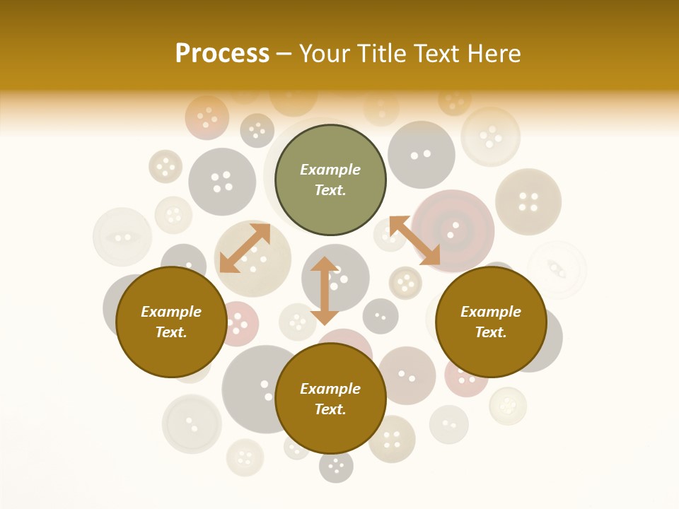 Vintage Button Retro PowerPoint Template