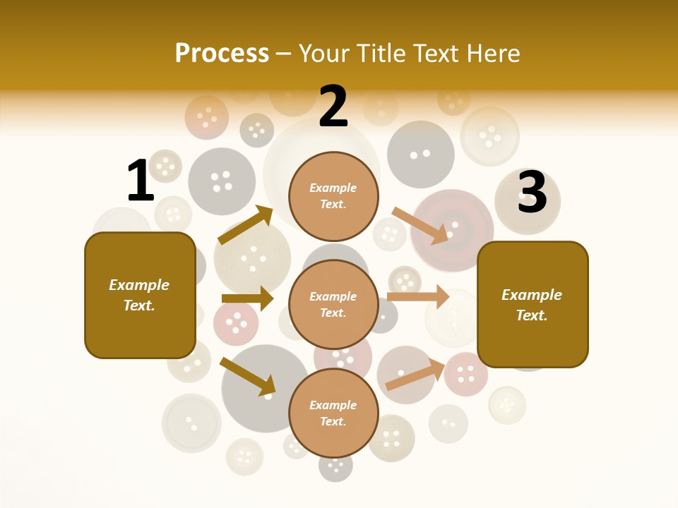 Vintage Button Retro PowerPoint Template