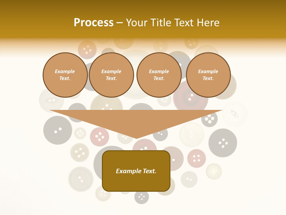 Vintage Button Retro PowerPoint Template