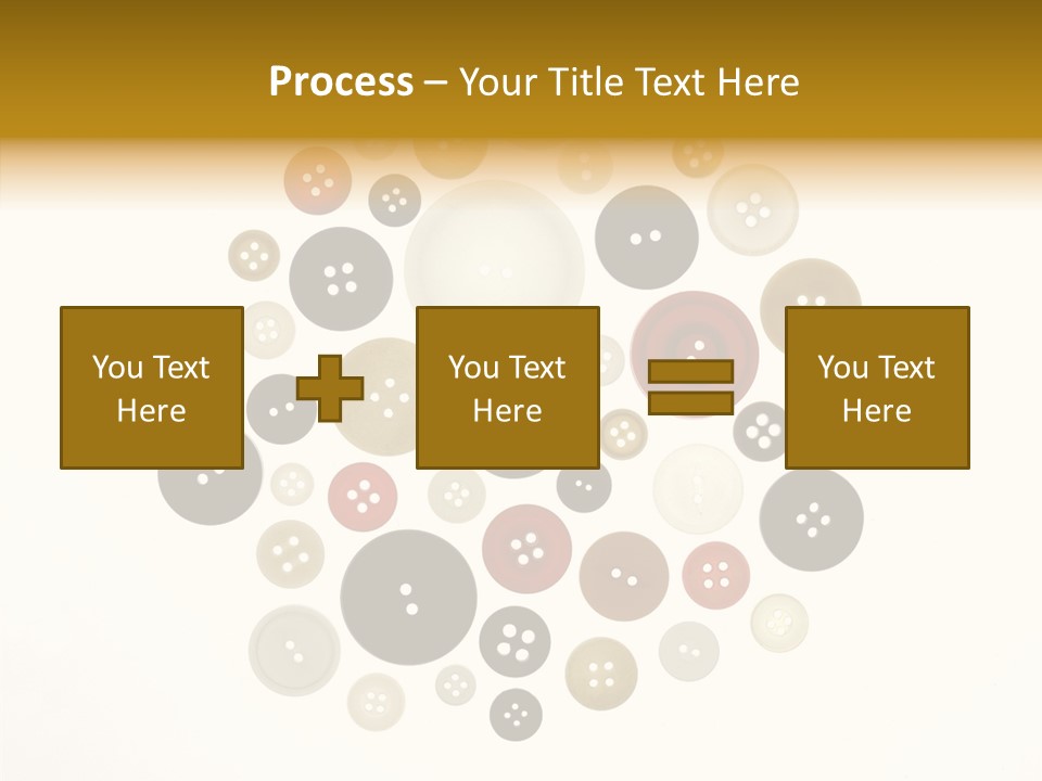 Vintage Button Retro PowerPoint Template