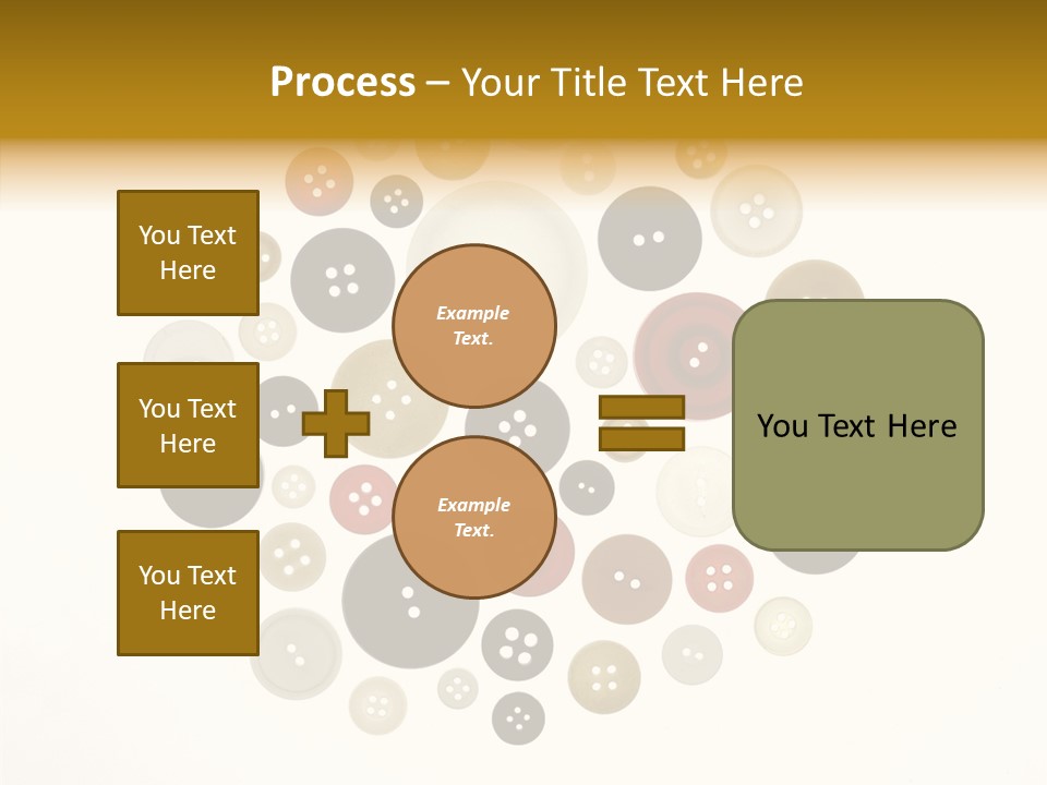 Vintage Button Retro PowerPoint Template