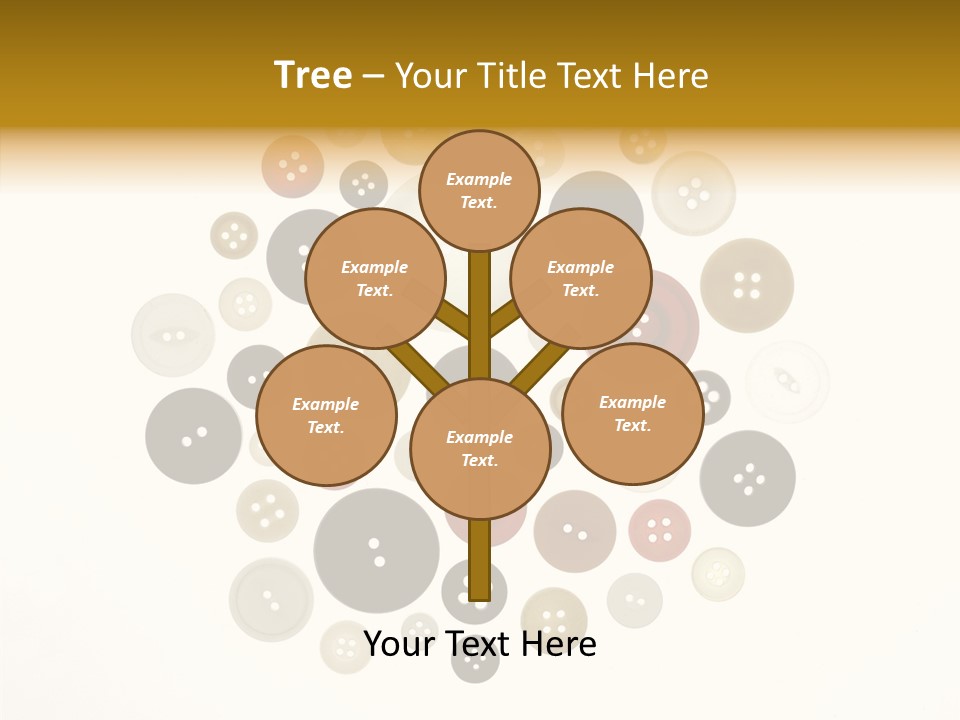 Vintage Button Retro PowerPoint Template