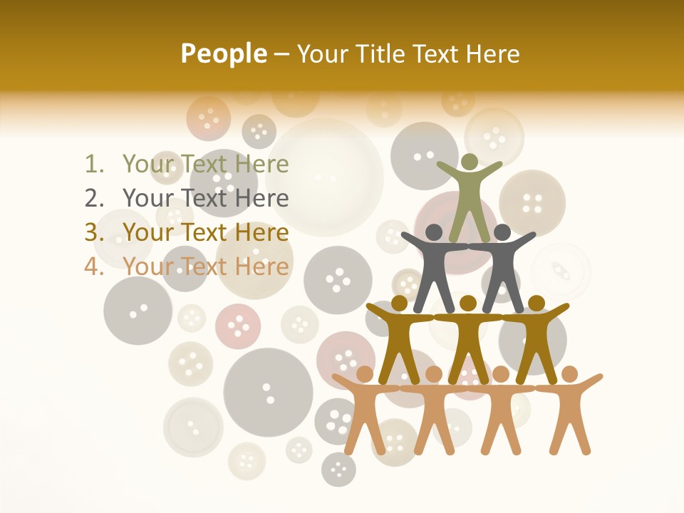 Vintage Button Retro PowerPoint Template