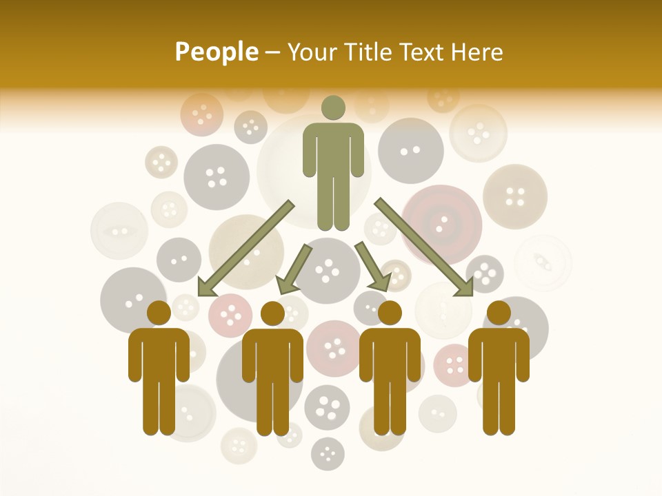 Vintage Button Retro PowerPoint Template