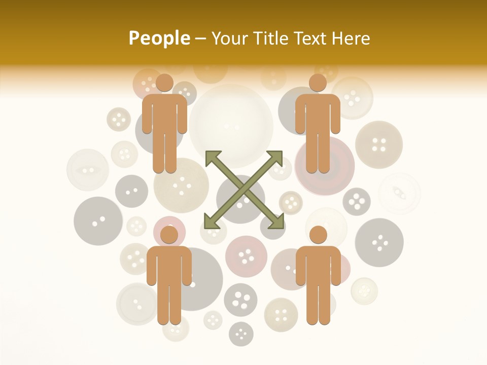 Vintage Button Retro PowerPoint Template