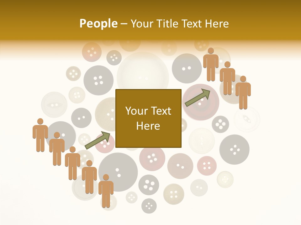 Vintage Button Retro PowerPoint Template