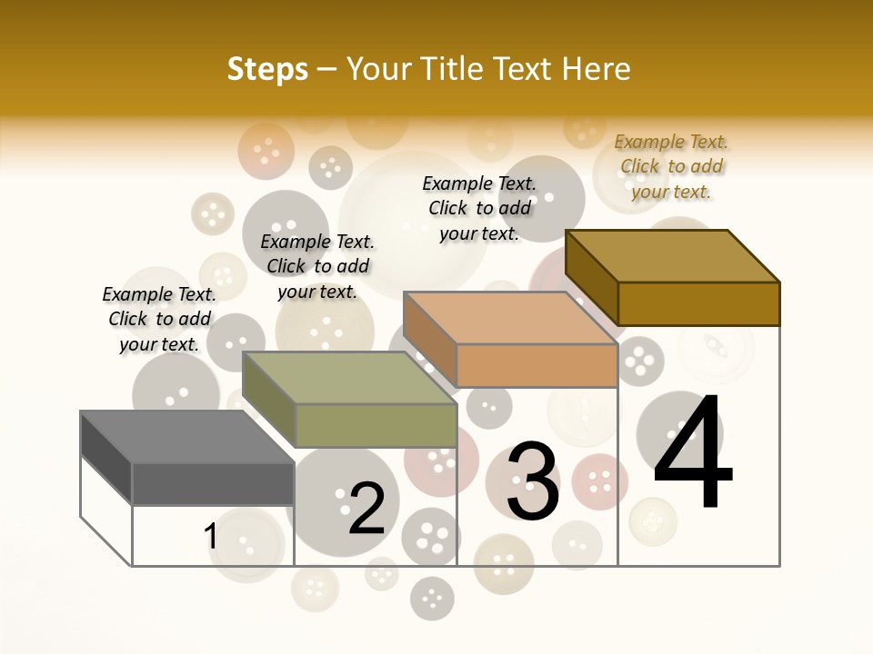 Vintage Button Retro PowerPoint Template