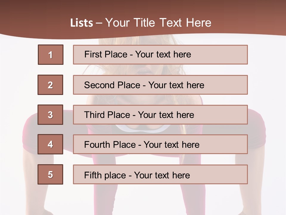 Moving Posing Stunt PowerPoint Template