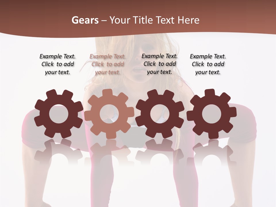 Moving Posing Stunt PowerPoint Template