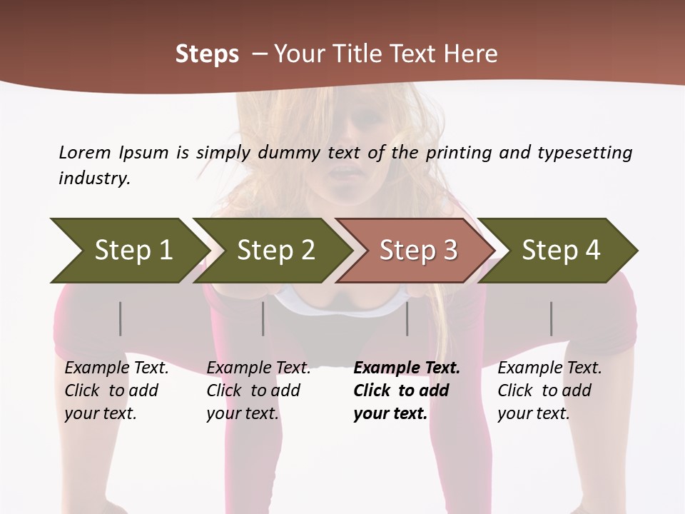 Moving Posing Stunt PowerPoint Template