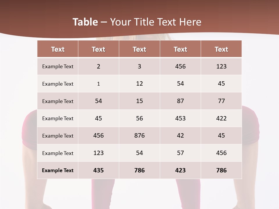 Moving Posing Stunt PowerPoint Template