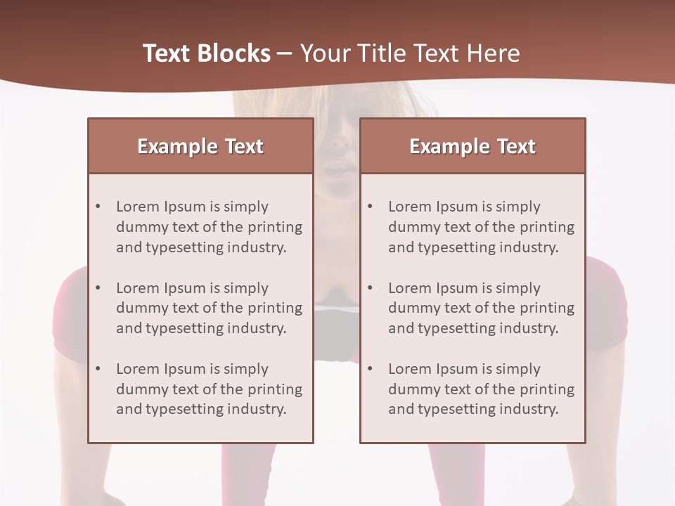 Moving Posing Stunt PowerPoint Template