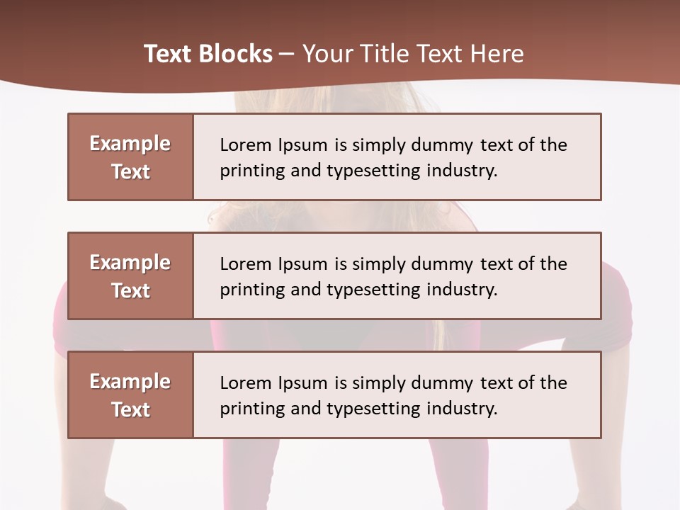 Moving Posing Stunt PowerPoint Template