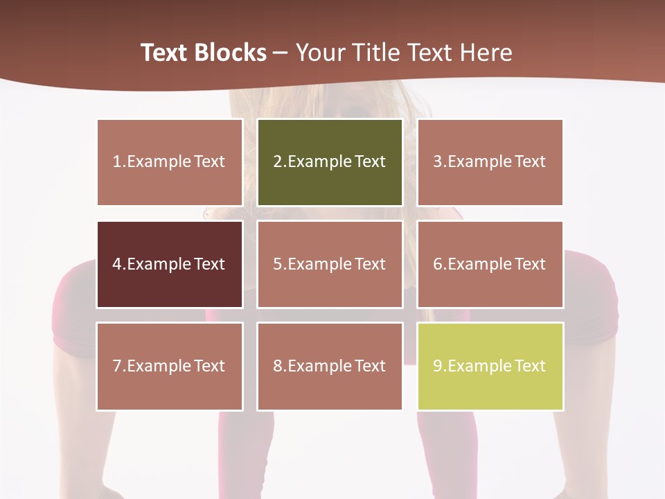 Moving Posing Stunt PowerPoint Template