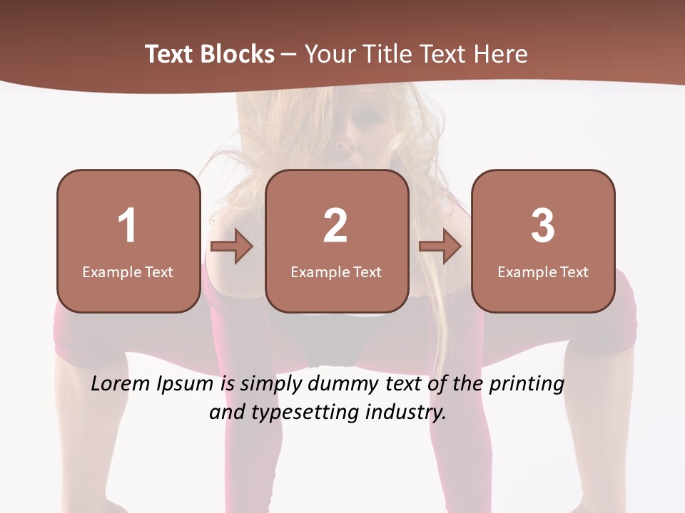 Moving Posing Stunt PowerPoint Template