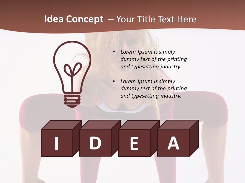 Moving Posing Stunt PowerPoint Template