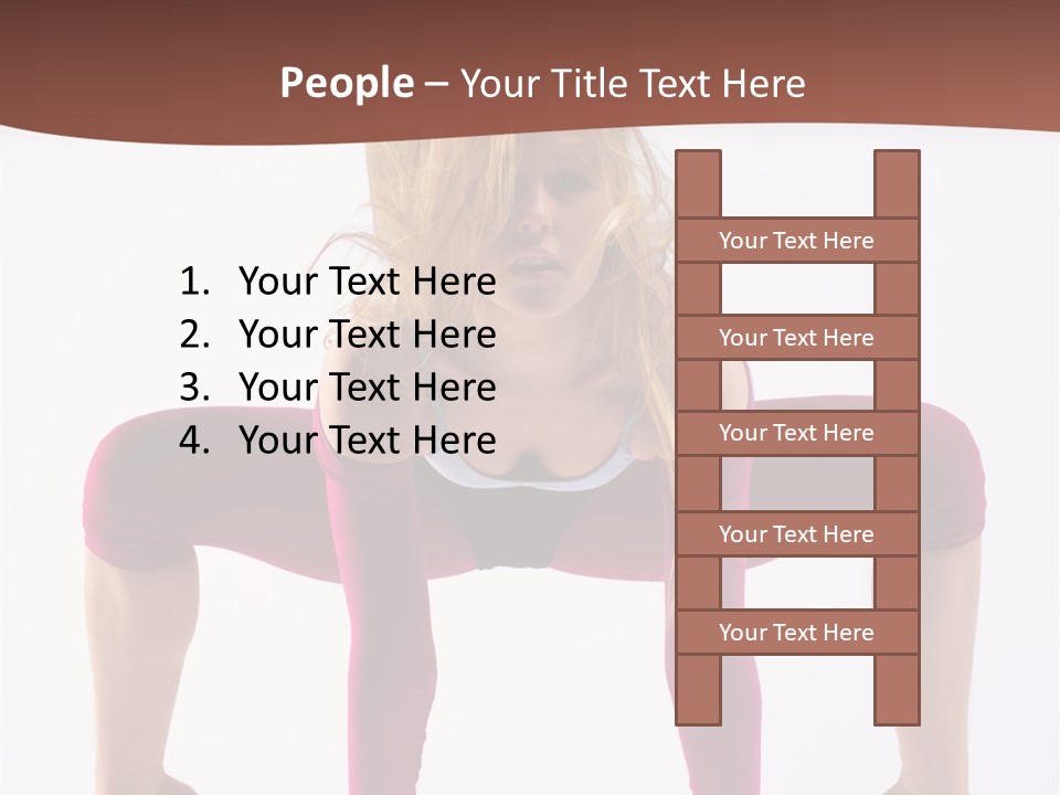 Moving Posing Stunt PowerPoint Template
