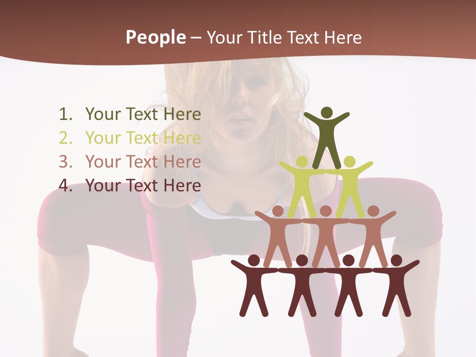 Moving Posing Stunt PowerPoint Template