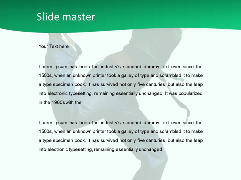 Sport Cool Exercise PowerPoint Template