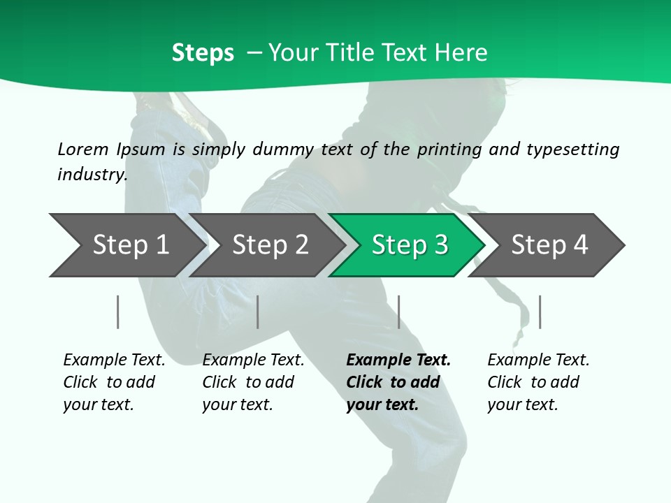 Sport Cool Exercise PowerPoint Template