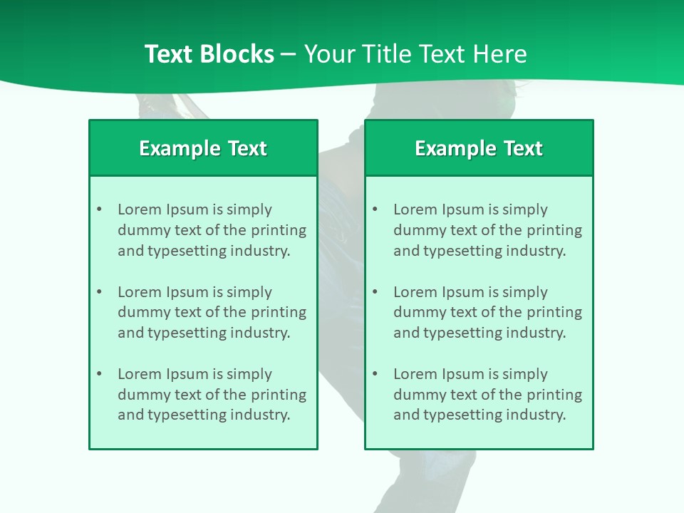 Sport Cool Exercise PowerPoint Template
