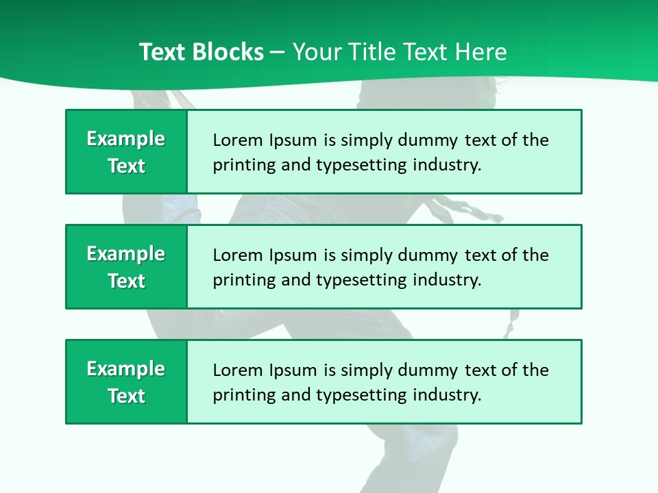 Sport Cool Exercise PowerPoint Template