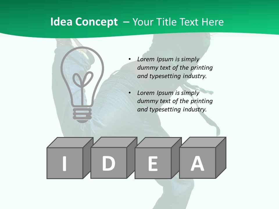 Sport Cool Exercise PowerPoint Template