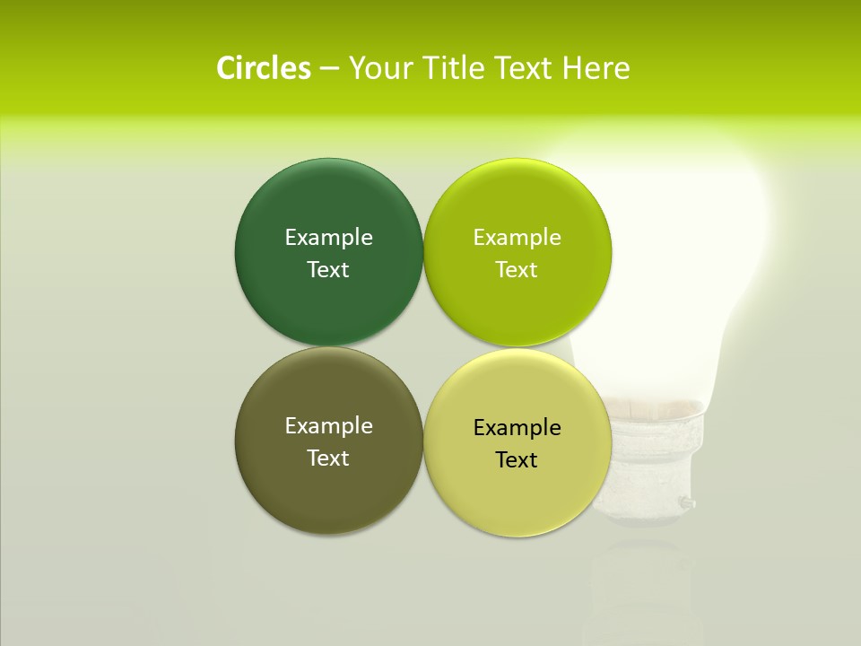 Electric Copyspace Design PowerPoint Template