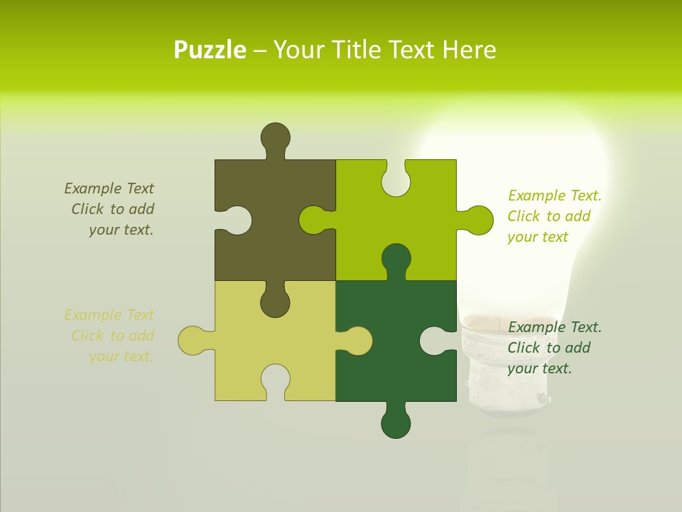 Electric Copyspace Design PowerPoint Template