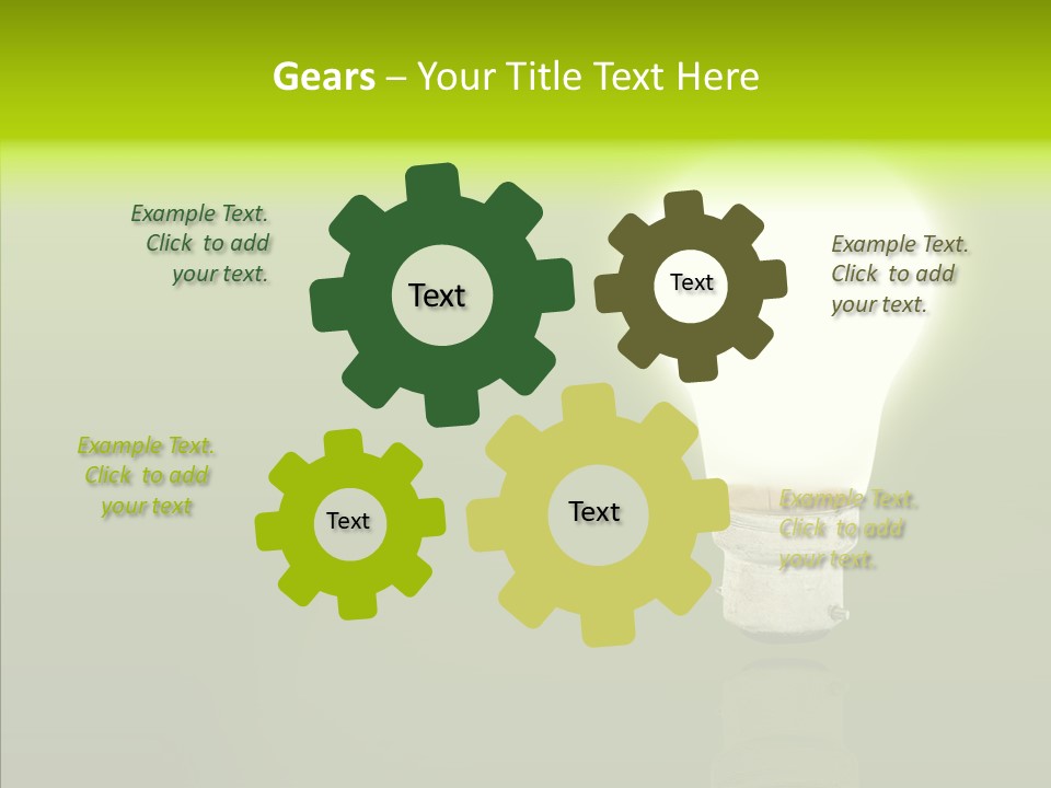 Electric Copyspace Design PowerPoint Template