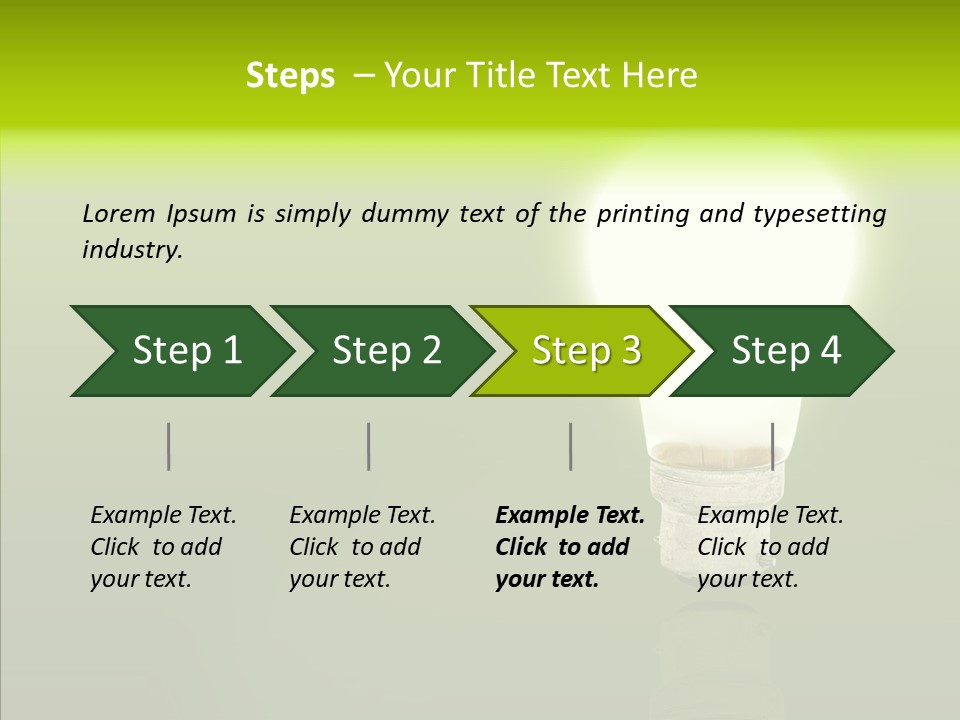 Electric Copyspace Design PowerPoint Template
