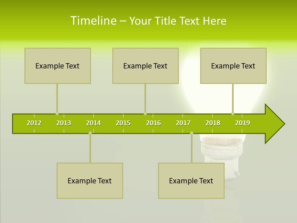 Electric Copyspace Design PowerPoint Template