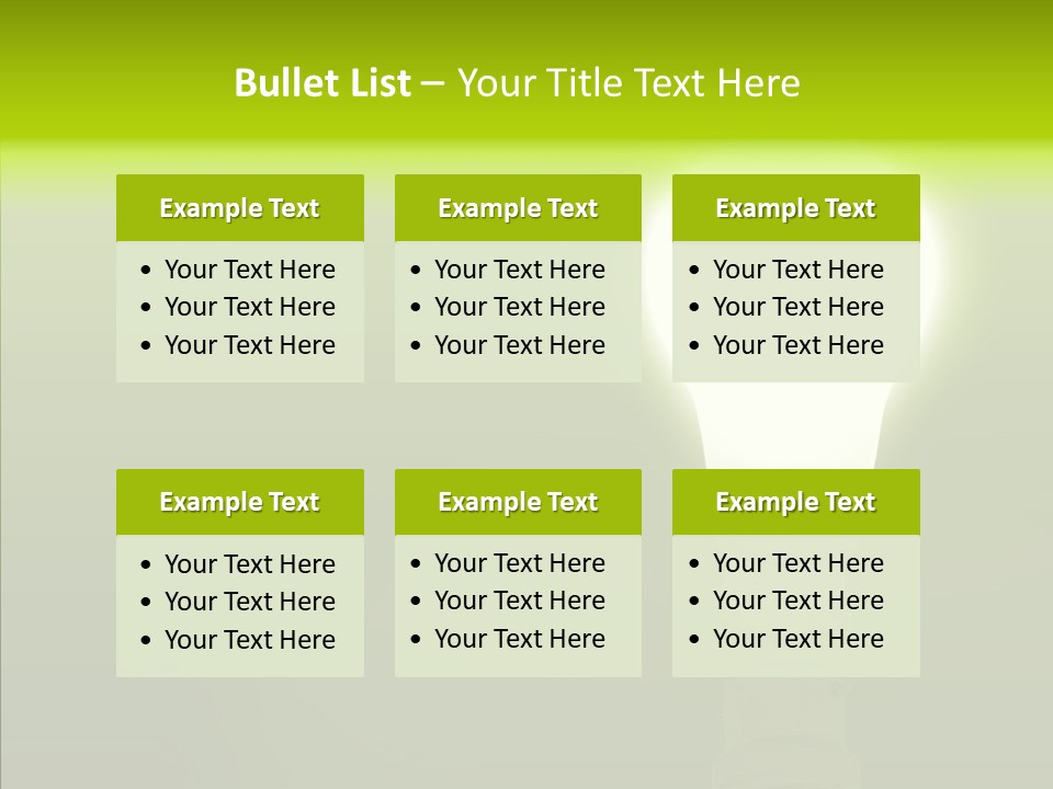 Electric Copyspace Design PowerPoint Template