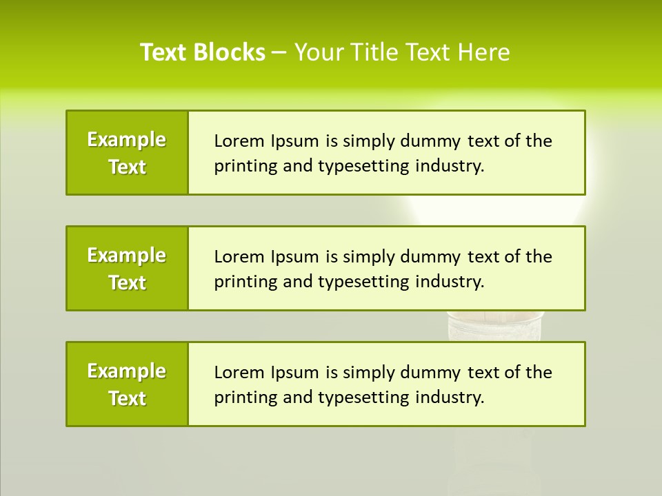 Electric Copyspace Design PowerPoint Template