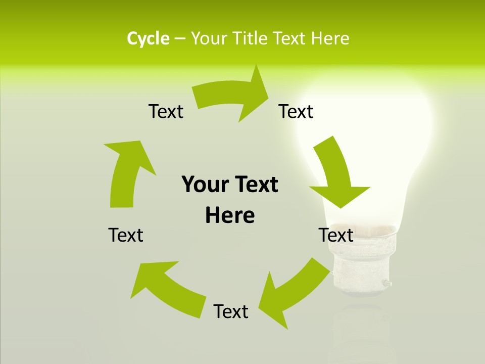 Electric Copyspace Design PowerPoint Template