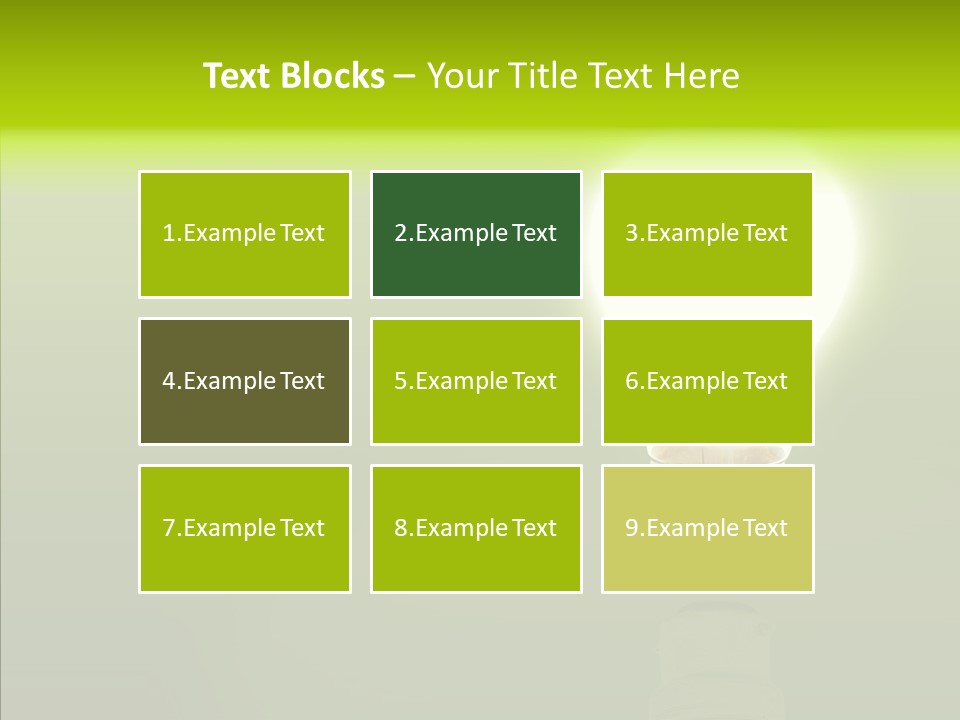 Electric Copyspace Design PowerPoint Template