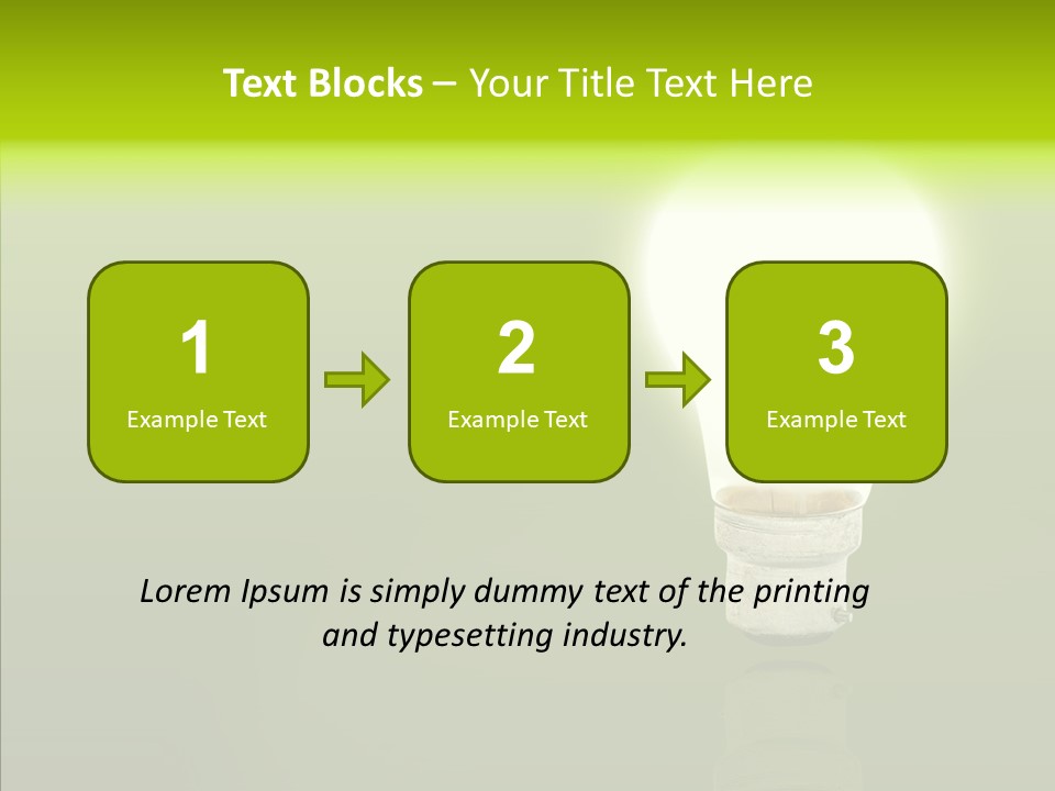 Electric Copyspace Design PowerPoint Template