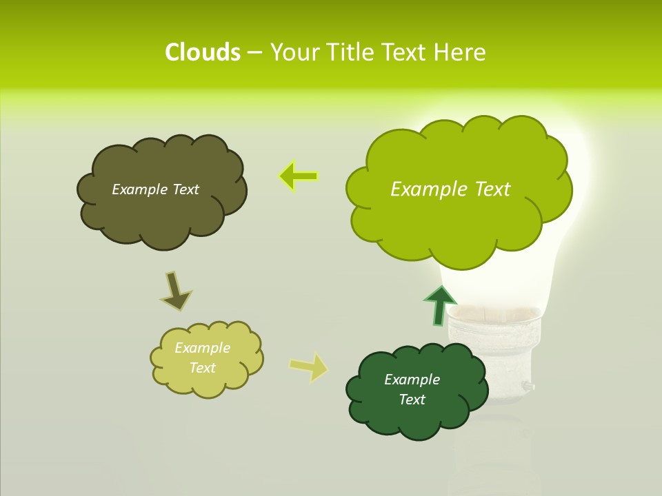 Electric Copyspace Design PowerPoint Template