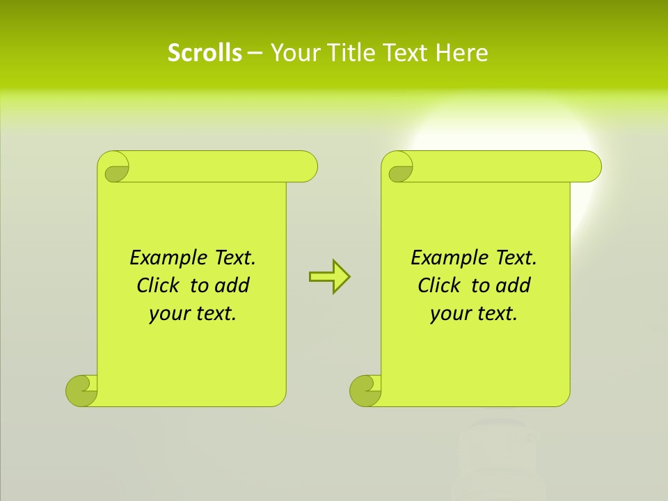 Electric Copyspace Design PowerPoint Template