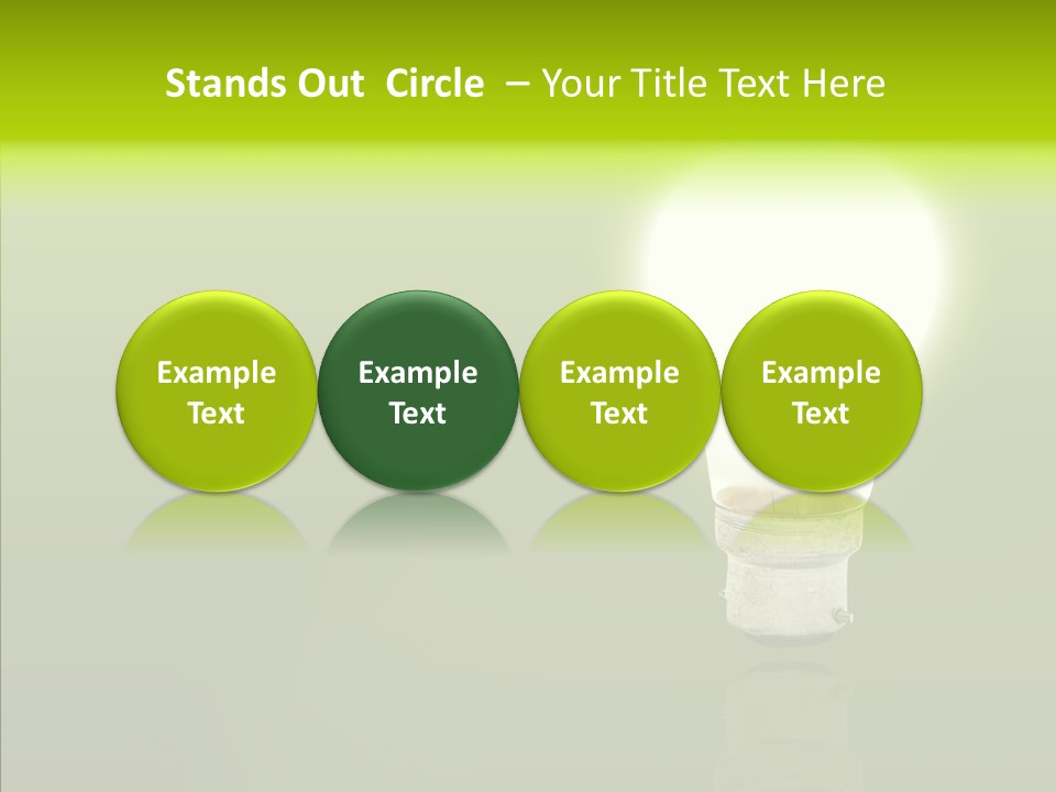 Electric Copyspace Design PowerPoint Template