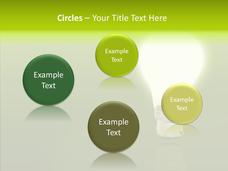 Electric Copyspace Design PowerPoint Template