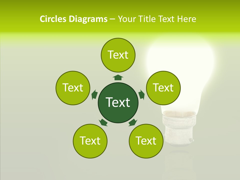 Electric Copyspace Design PowerPoint Template