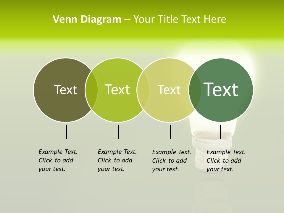 Electric Copyspace Design PowerPoint Template