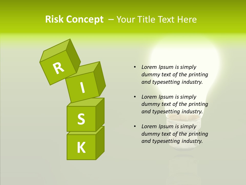 Electric Copyspace Design PowerPoint Template