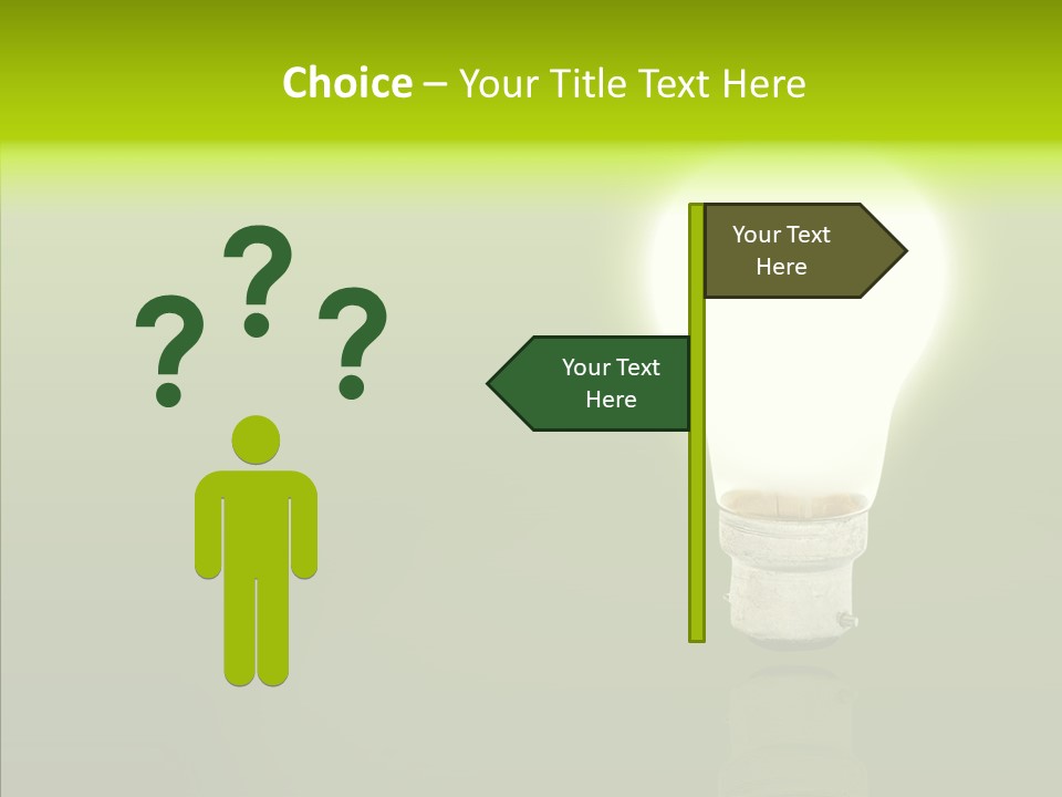 Electric Copyspace Design PowerPoint Template