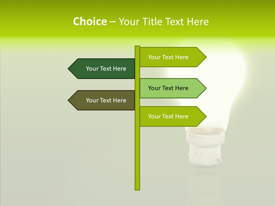 Electric Copyspace Design PowerPoint Template