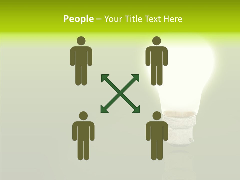 Electric Copyspace Design PowerPoint Template