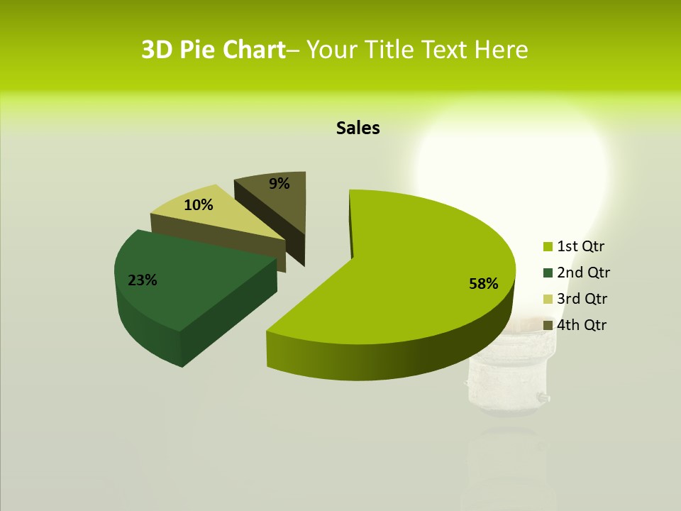 Electric Copyspace Design PowerPoint Template