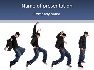 Hip Hop Guy Rapper PowerPoint Template